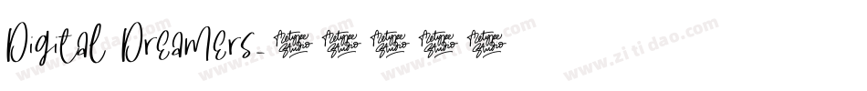 Digital Dreamers字体转换